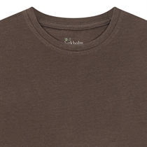 BIRKHOLM 2-Pak T-shirts Chokolade Brun